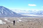 Descendo o Cerro Toco, na região de San Pedro de Atacama, no Chile